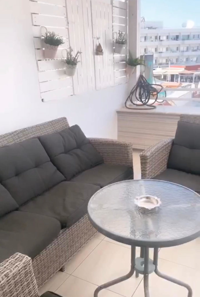 the Veranda of Sophias Seaview - a great luxe apartment for memorable Protaras Holidays