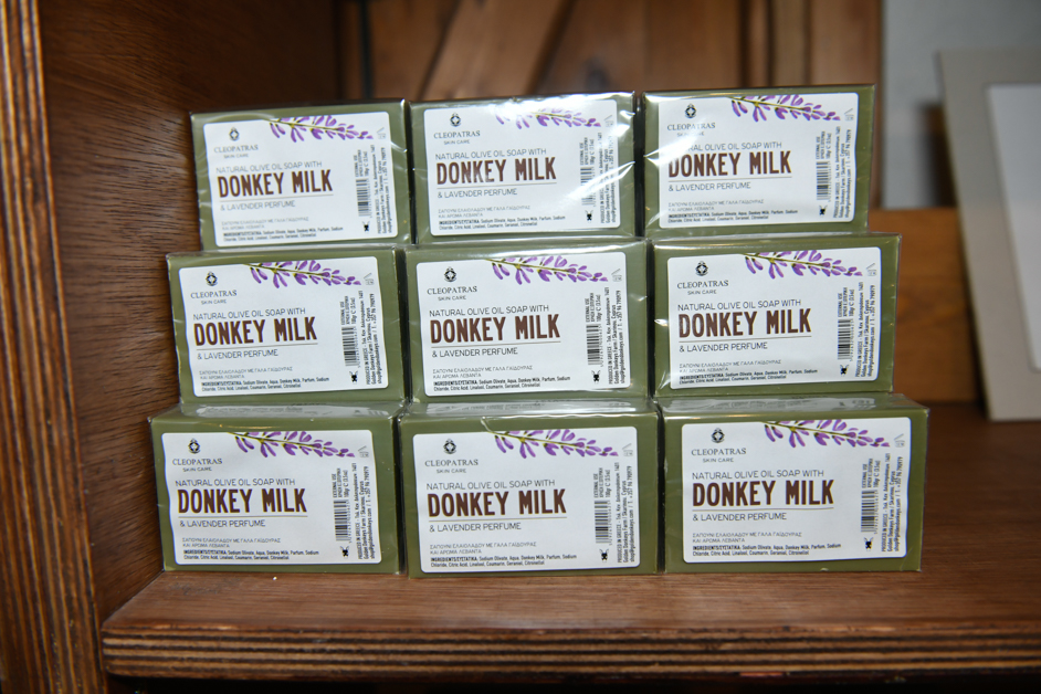 soap bars made from donkey milk 