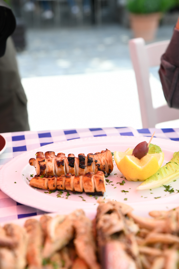 fresh grilled octopus in Kyperounta