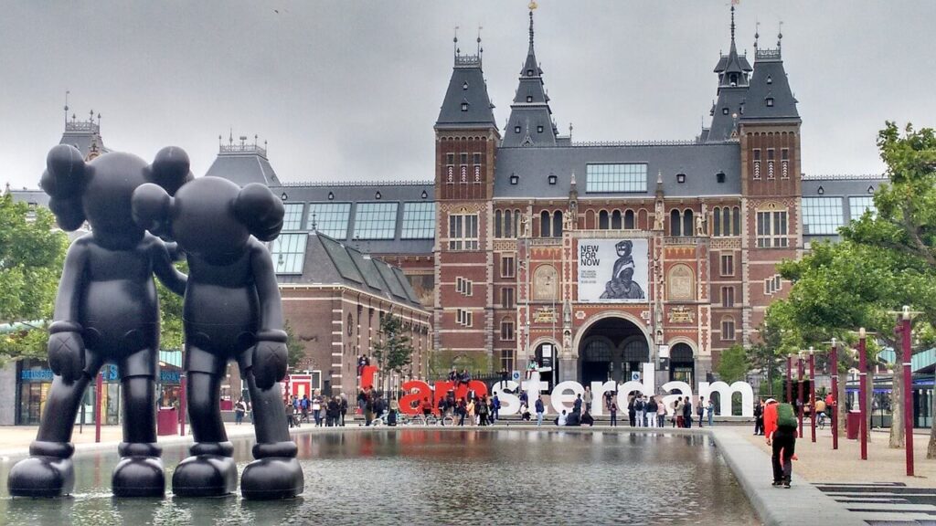 Dam square in Amsterdam - the place to start every Amsterdam Solo Travel trip 