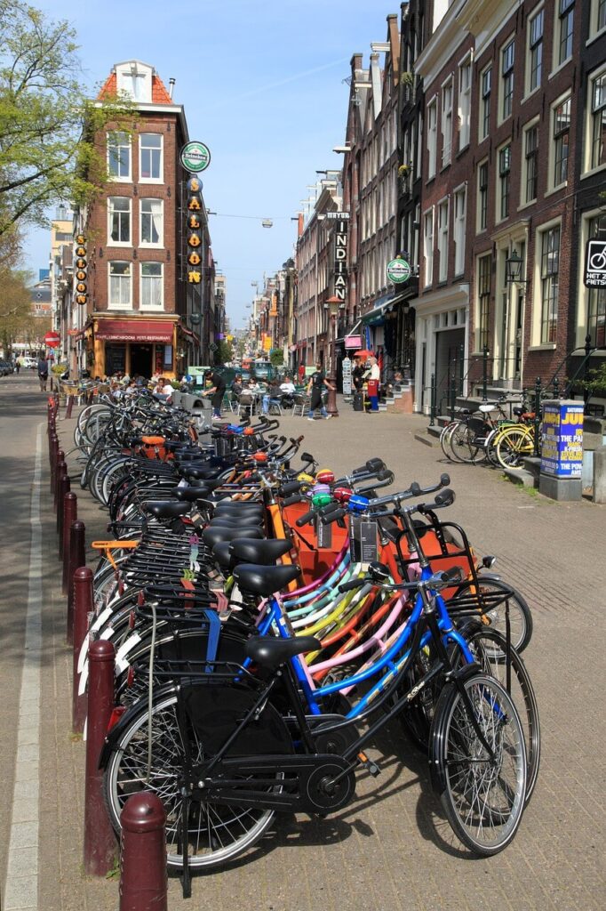 bicycles in Amsterdam 