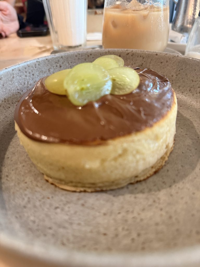 Sweet brunch dish at Jardim Botânico in Ponta Delgada, São Miguel, Azores
