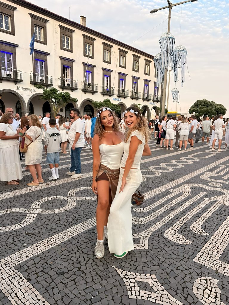 PDL White Ocean street party in Ponta Delgada, São Miguel, Azores