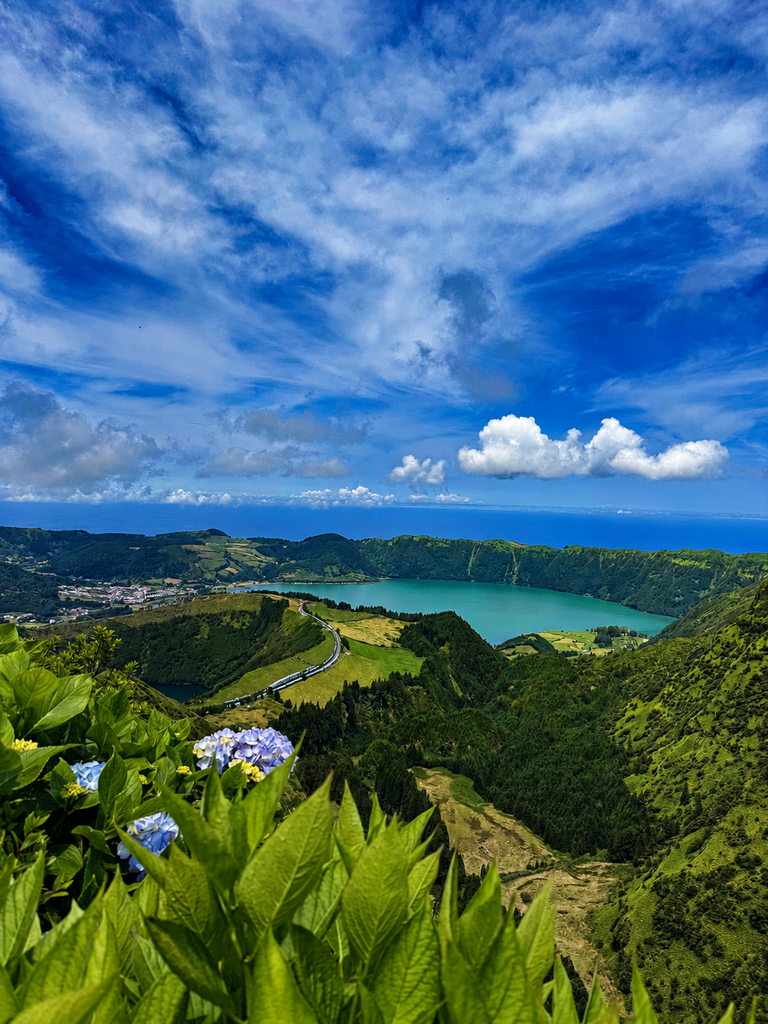 Exploring the Boca do Inferno viewpoint in Sete Cidades, São Miguel, Azores