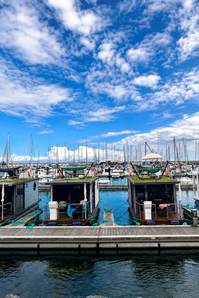 Ponta Delgada marina on São Miguel Island in the Azores