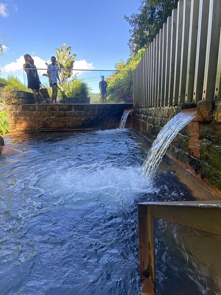 Thermal pools at Poça da Dona Beija in Furnas, São Miguel, Azores