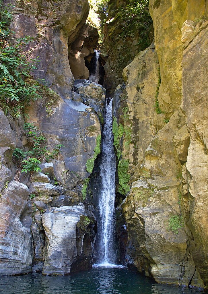 Salto do Cabrito waterfall in São Miguel, Azores