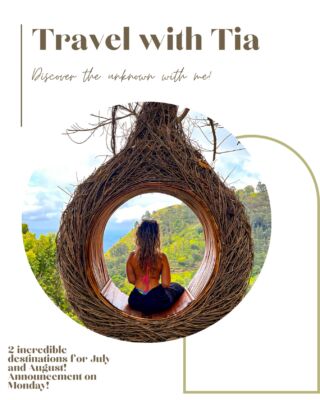 CANT WAIT! Announcing on Monday, so watch this space! 🤍🤍 #tiadoestravel