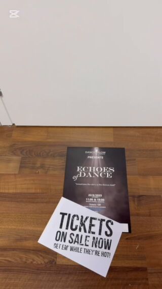 Tickets to “Echoes Of Dance” are now LIVE at @ticketmastercy 🥰 
.
Performances at 11am and 7pm 
Duration: 1hr  See you on stage! #danceflowstudios